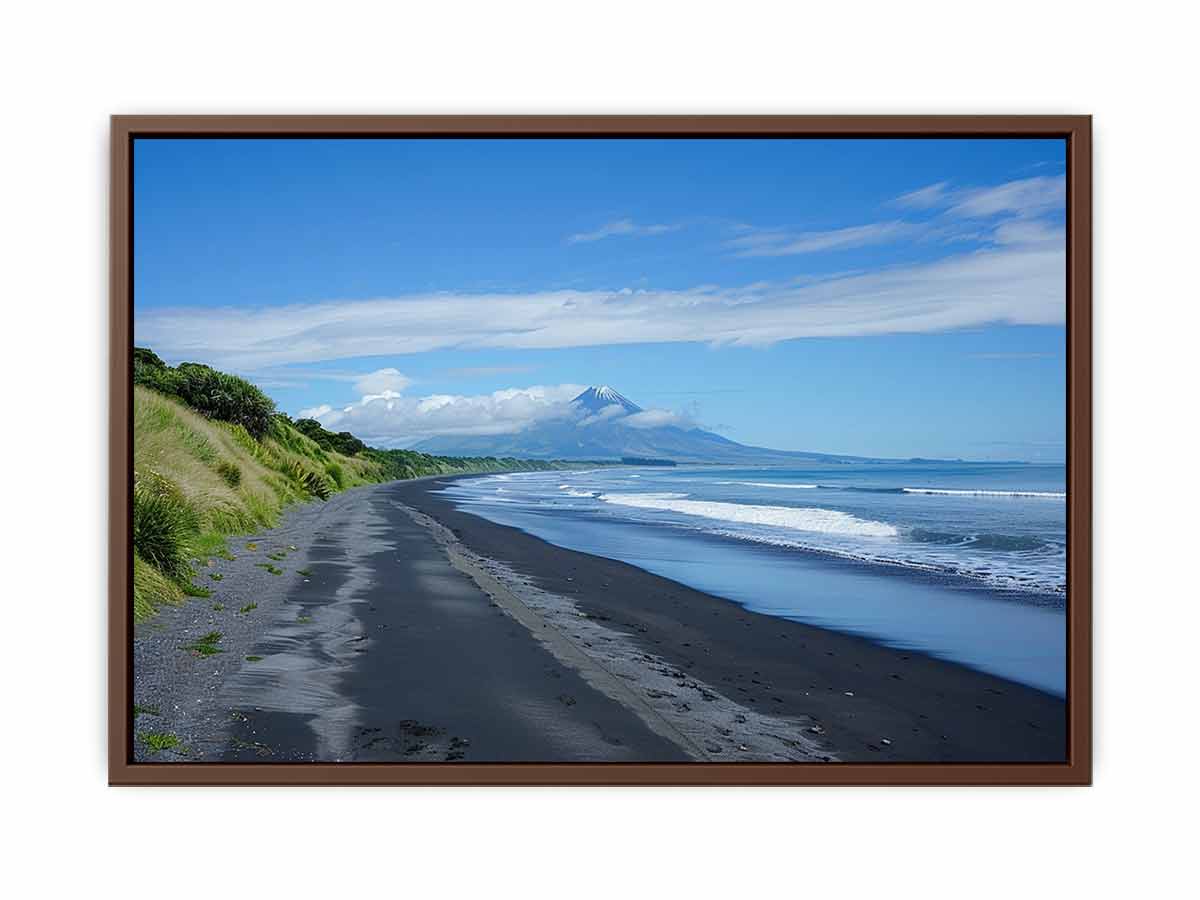 Beach side Dream Road Canvas Print