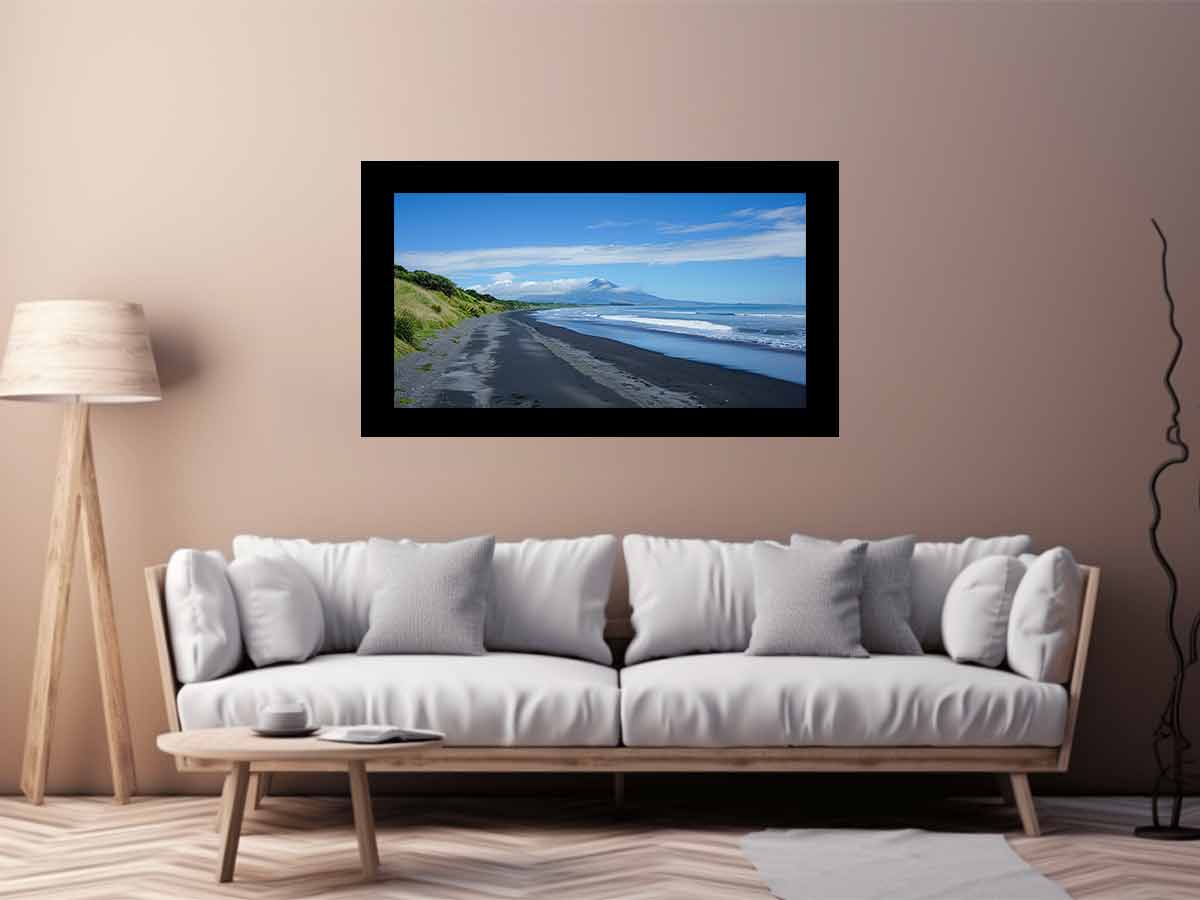 Beach side Dream Road Canvas Print