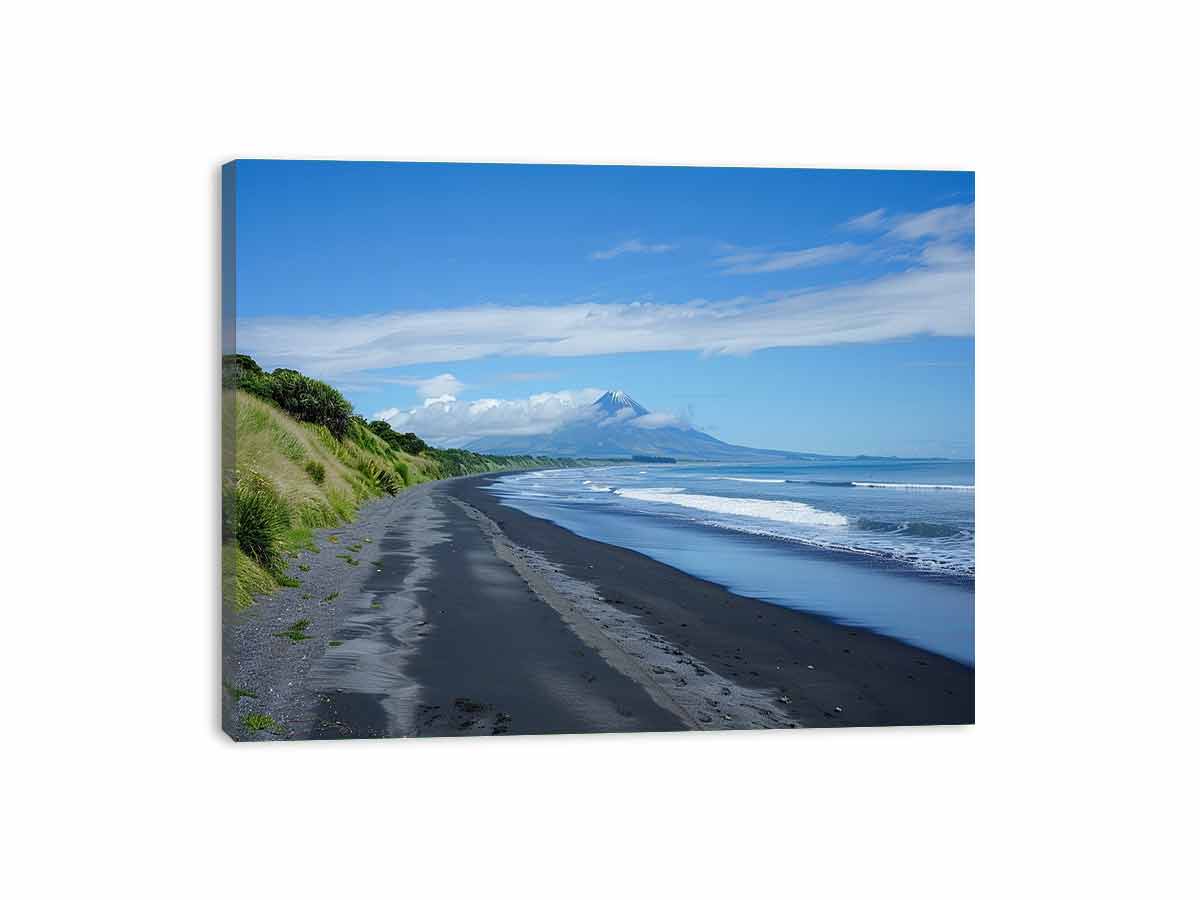 Beach side Dream Road Canvas Print