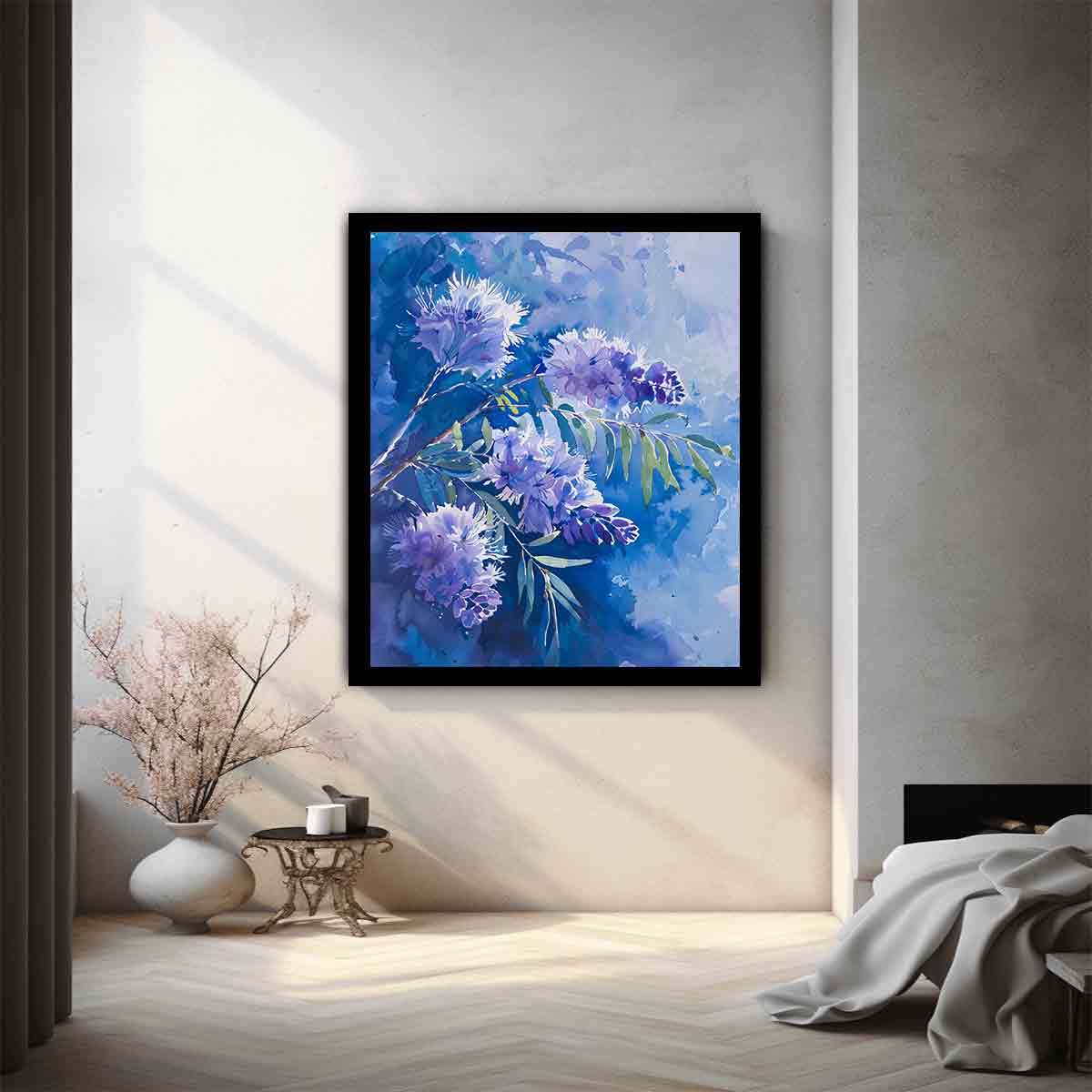 Acacia Flower Canvas Painting Print