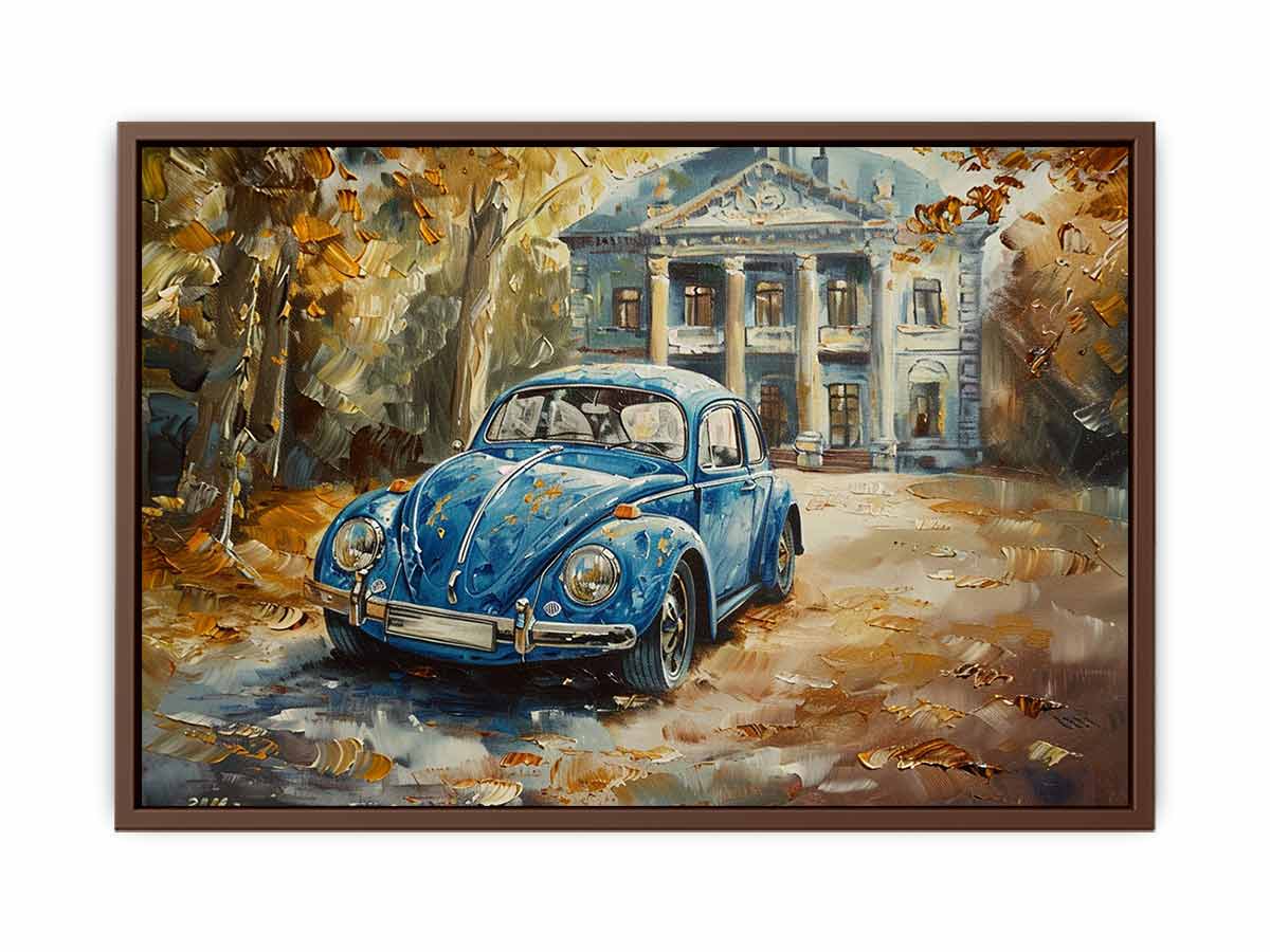 Beetle Canvas Painting Art Print