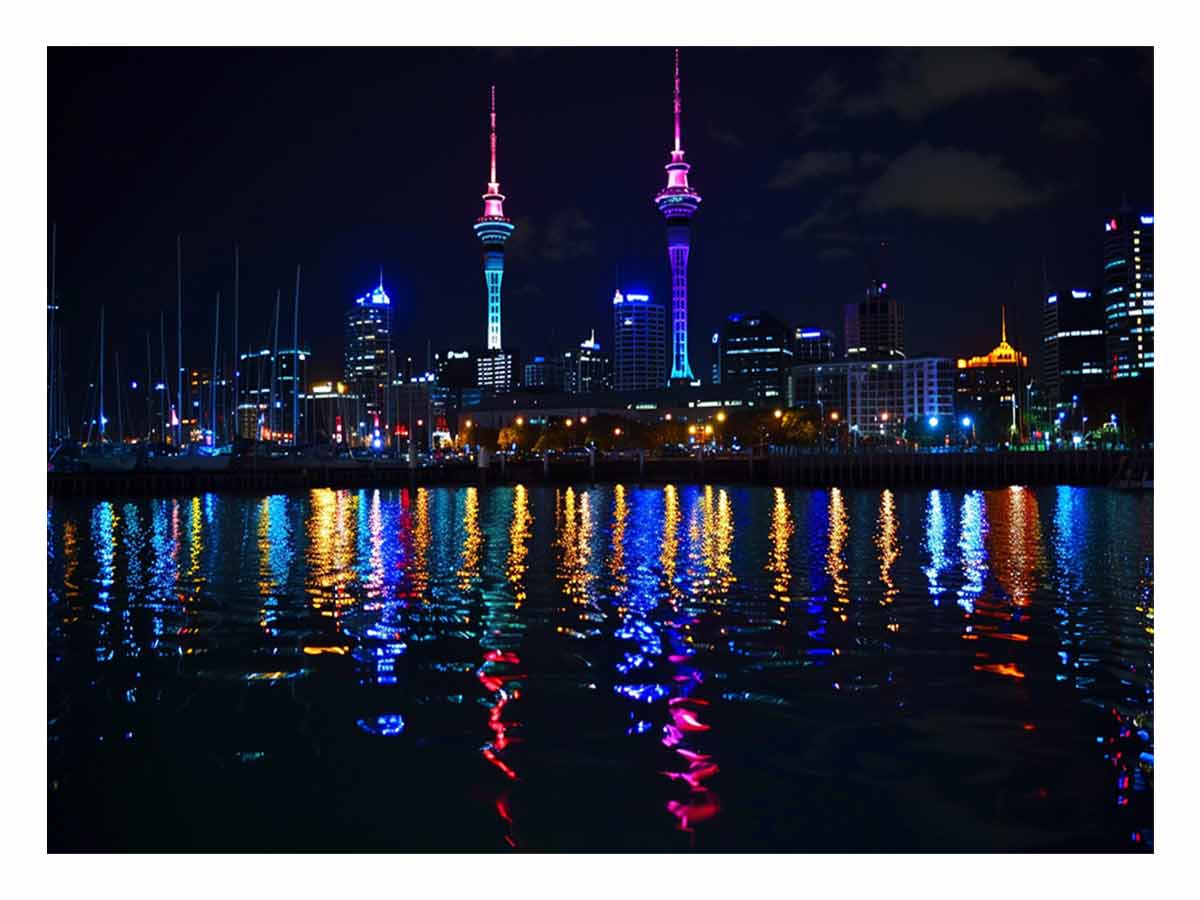 Auckland  Skyline  Canvas Print