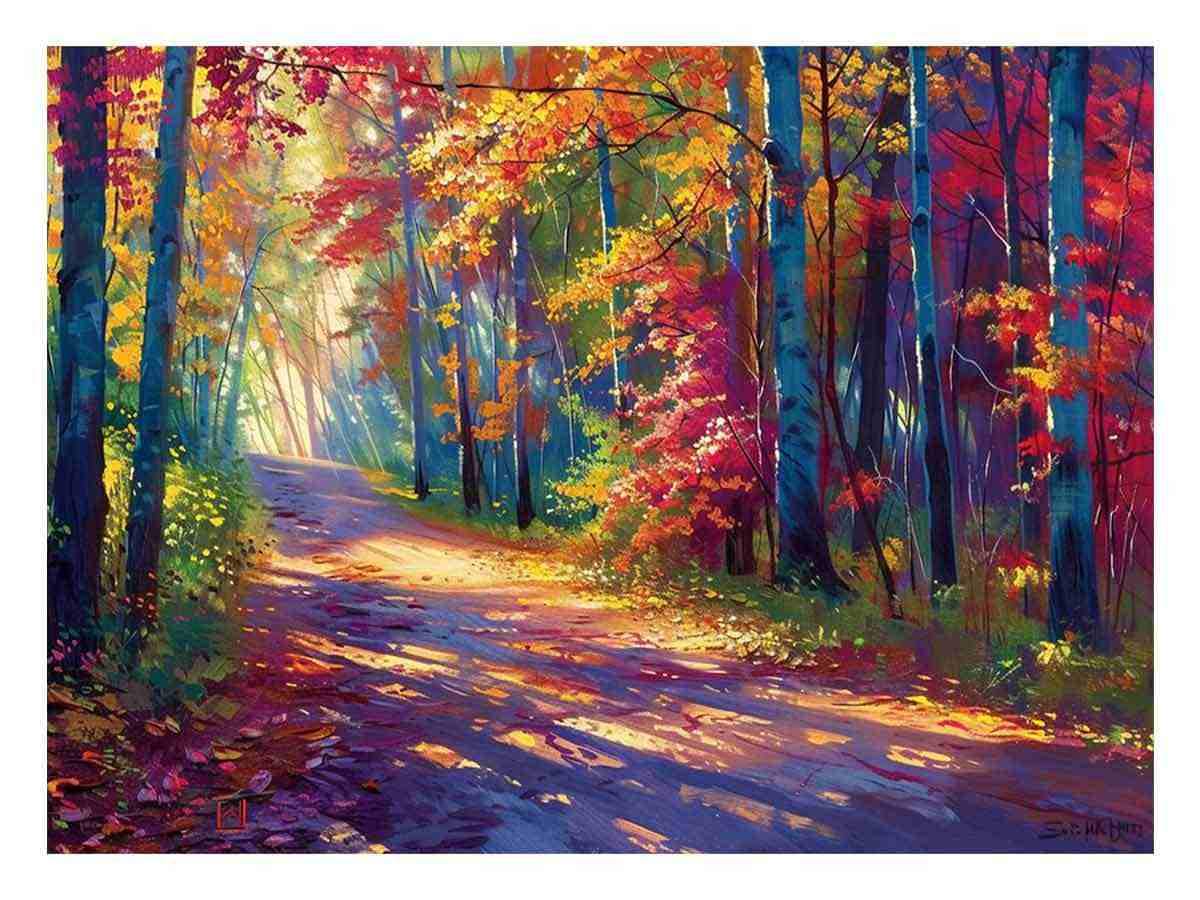 Autumn Trees Canvas Print