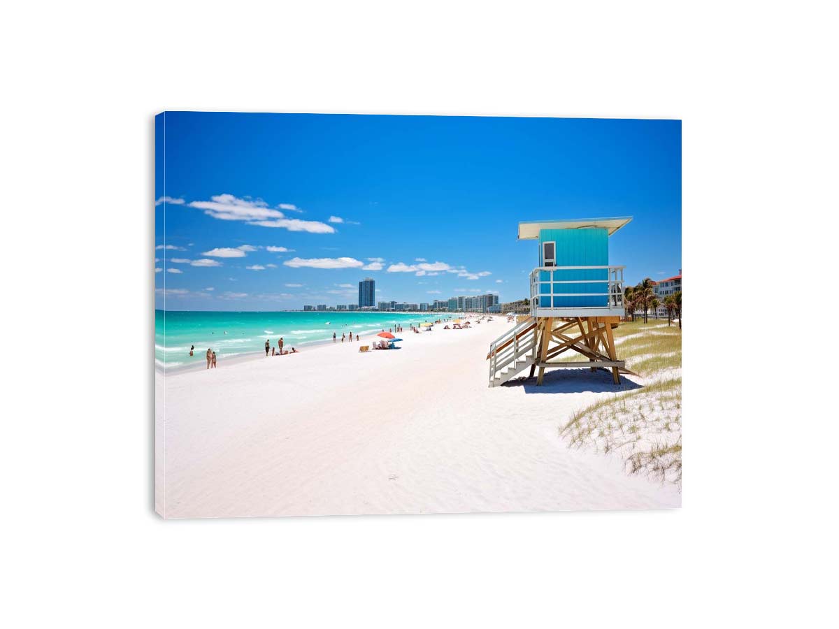 Florida Beach Art Canvas Photogrpahy painting