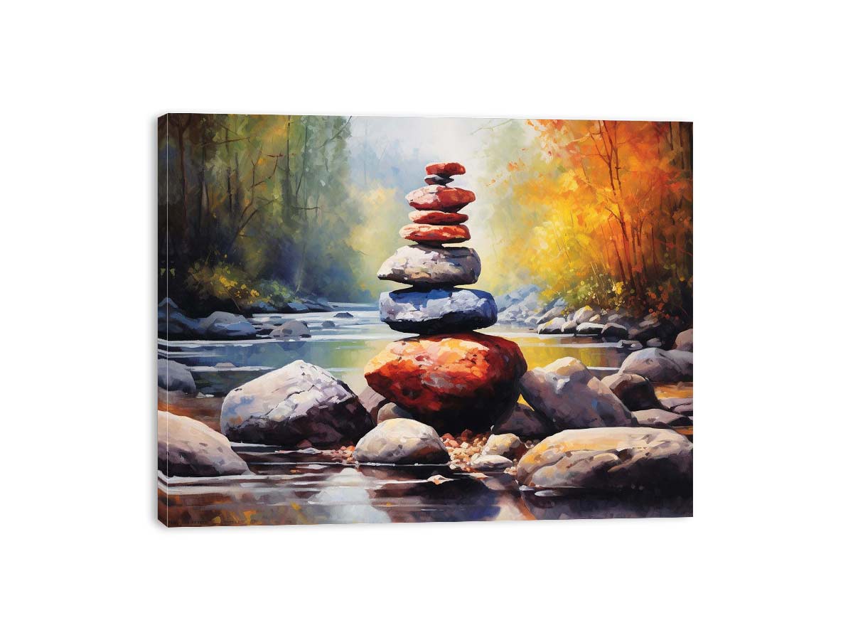 Stacking Stones Canvas Print