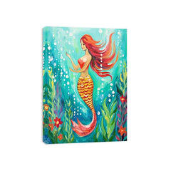 Underwater Mermaid  Canvas Painting  Print