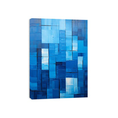 High End Modern Blue Art  Canvas painting  Print