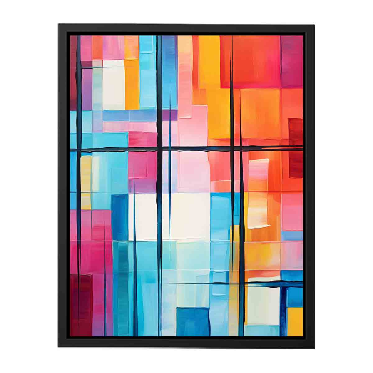 Modern Abstract Painting  Art Canvas Print