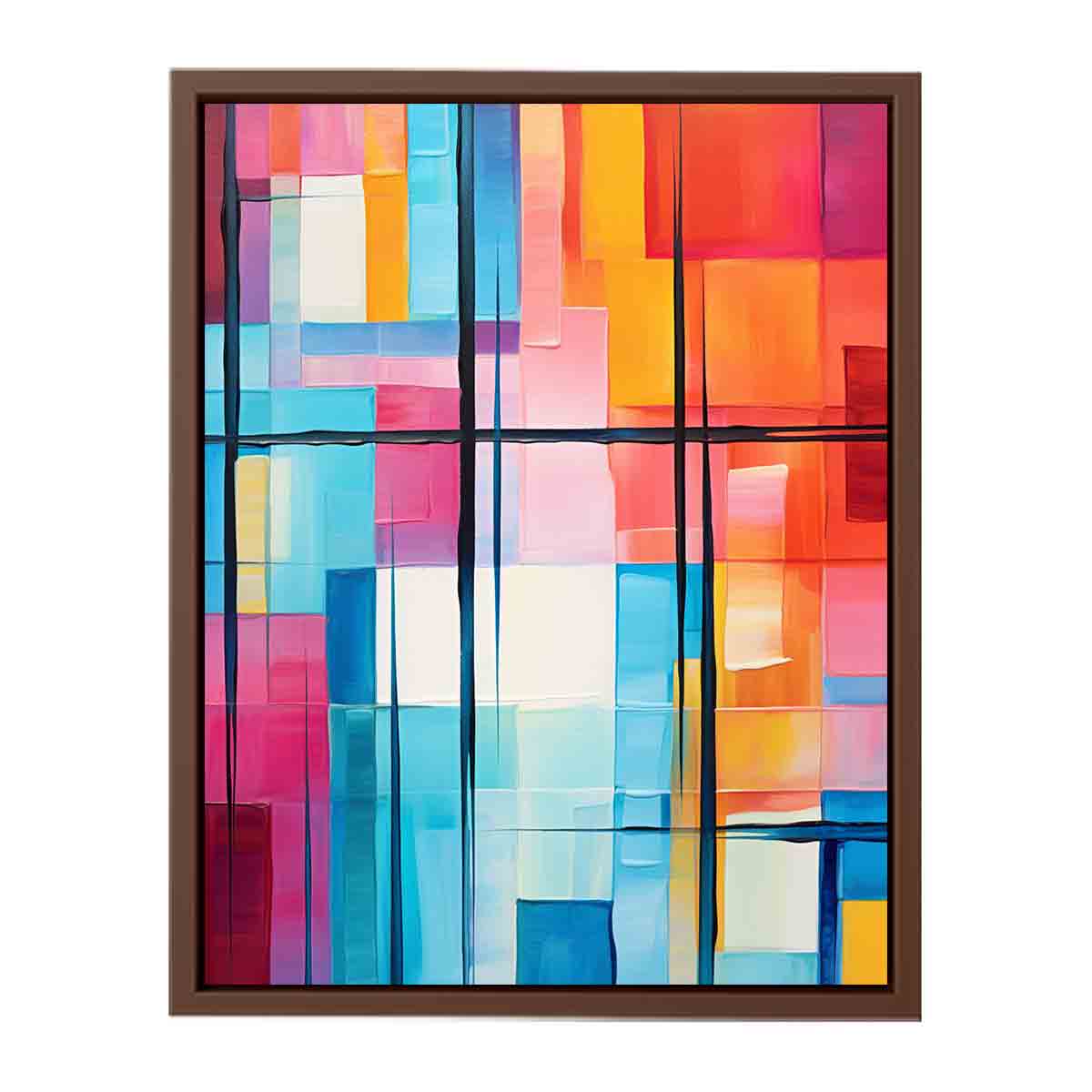 Modern Abstract Painting  Art Canvas Print