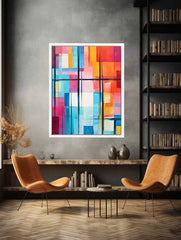 Modern Abstract Painting  Art Canvas Print