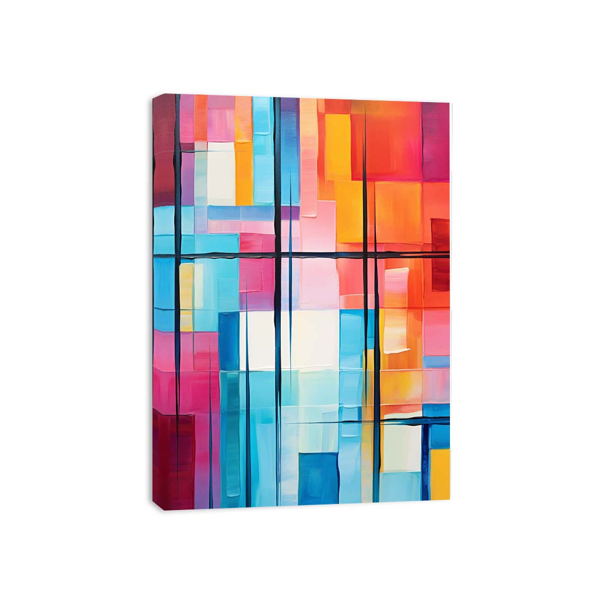 Modern Abstract Painting  Art Canvas Print