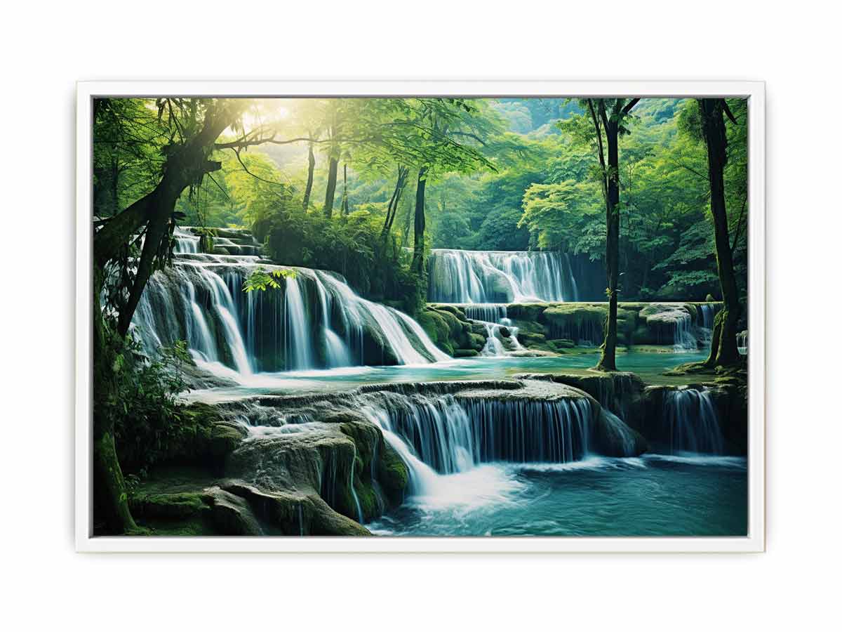 Waterfall  Luxury  Painting & Print