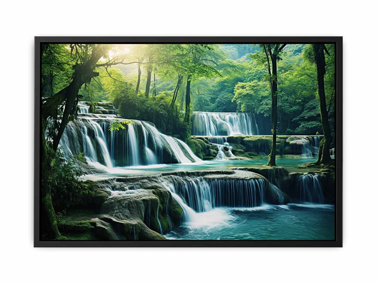 Waterfall  Luxury  Painting & Print