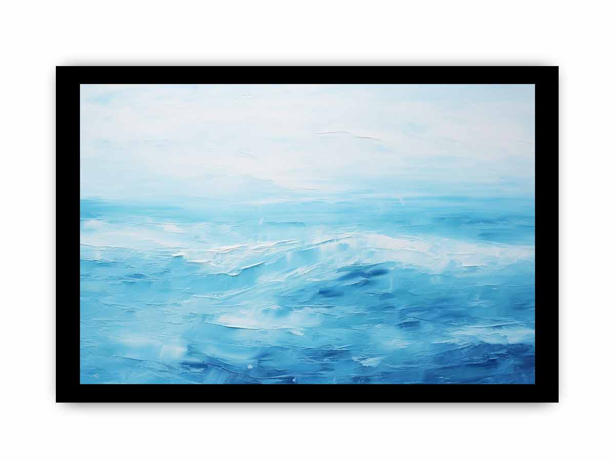 Ocean Abstract Artwork Canvas Print