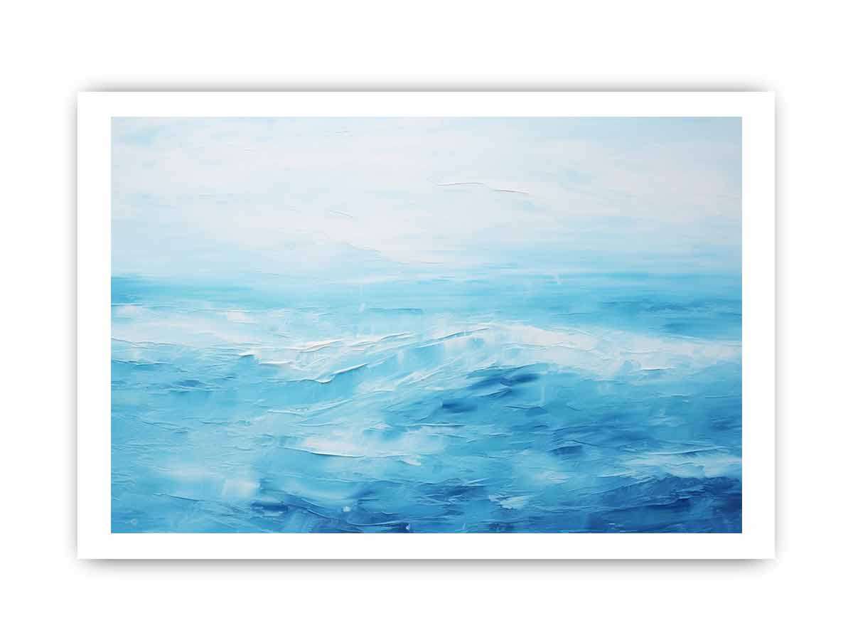 Ocean Abstract Artwork Canvas Print