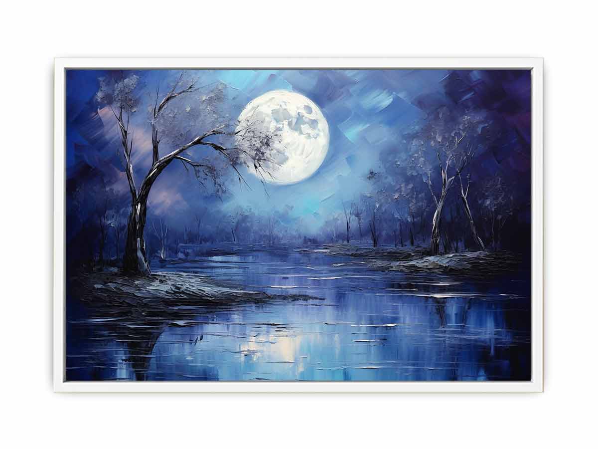 Moonlight Oil Painting & Canvas Print