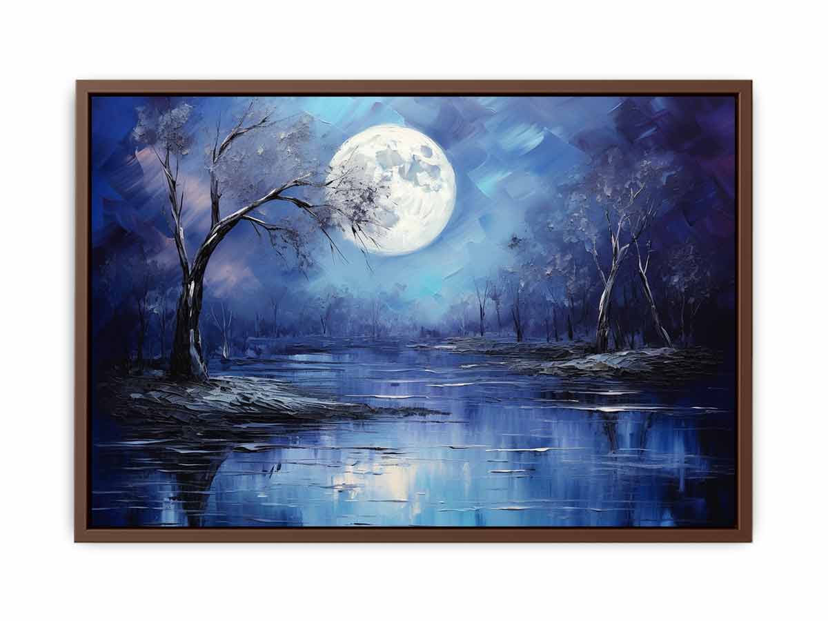 Moonlight Oil Painting & Canvas Print