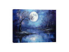 Moonlight Oil Painting & Canvas Print