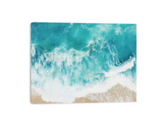 Teal Ocean Artwork Canvas Print