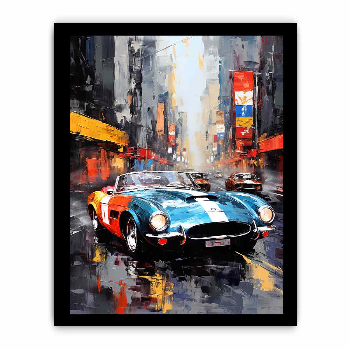 New York Street Car  Canvas Print
