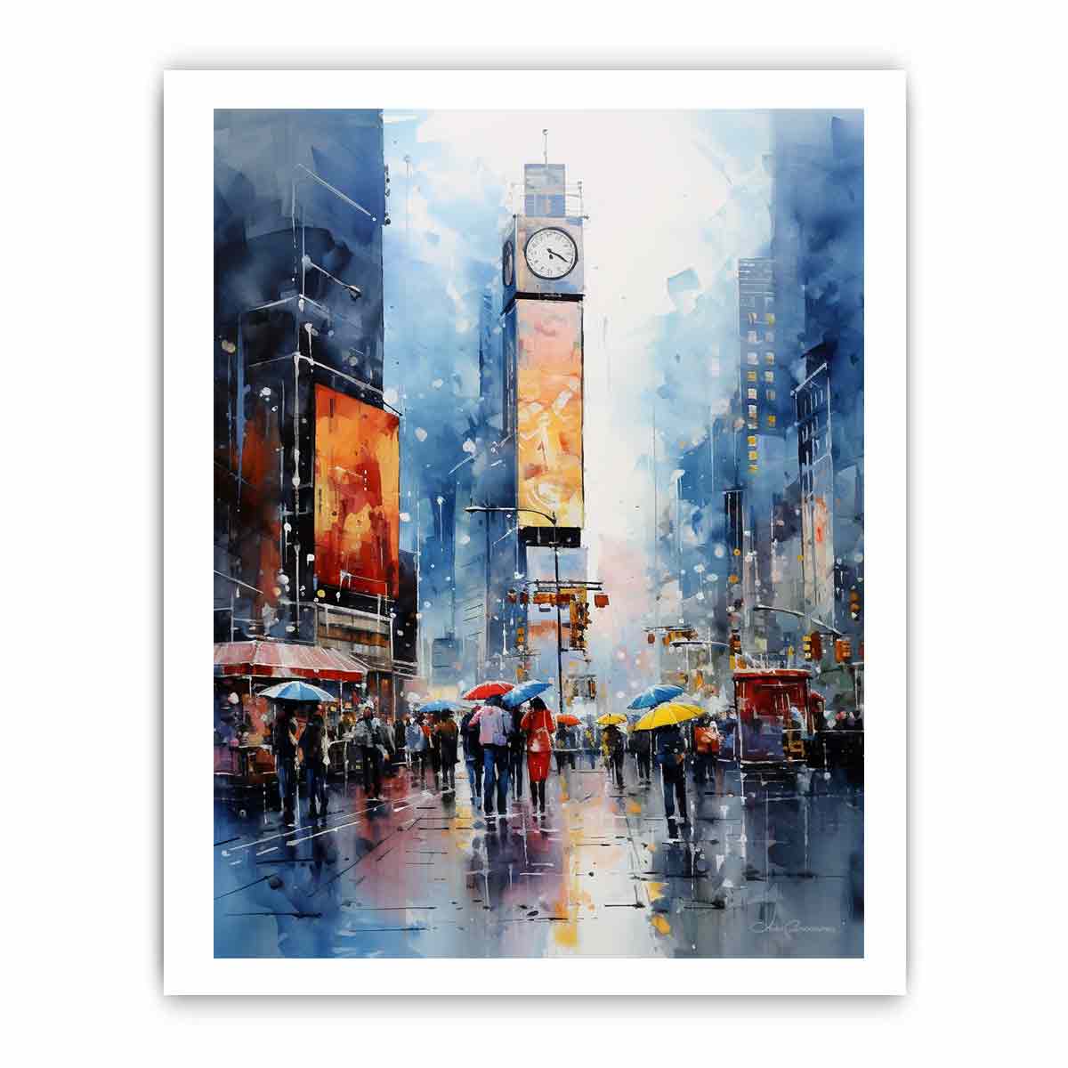 Times Square  Canvas Print