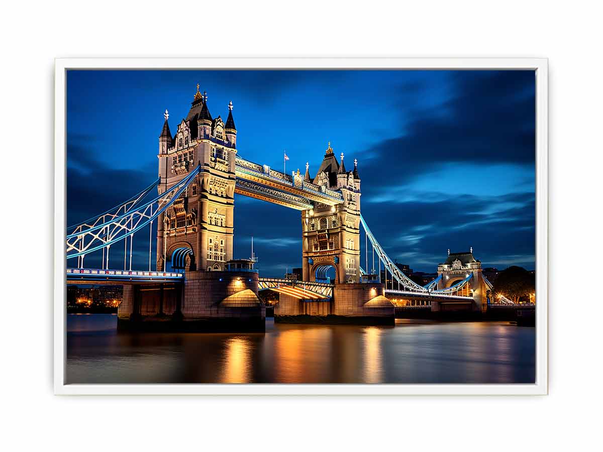 London Bridge Art Canvas Print Poster
