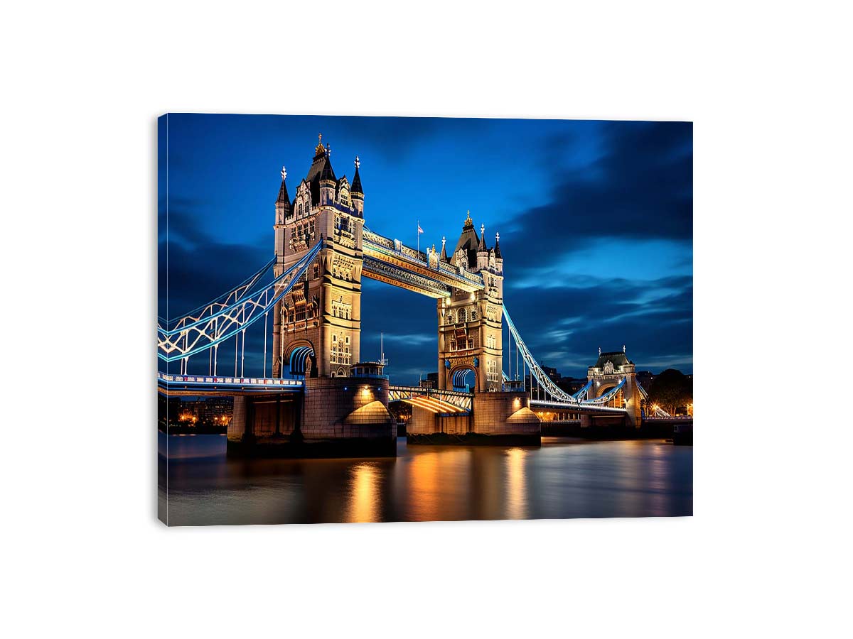 London Bridge Art Canvas Print Poster