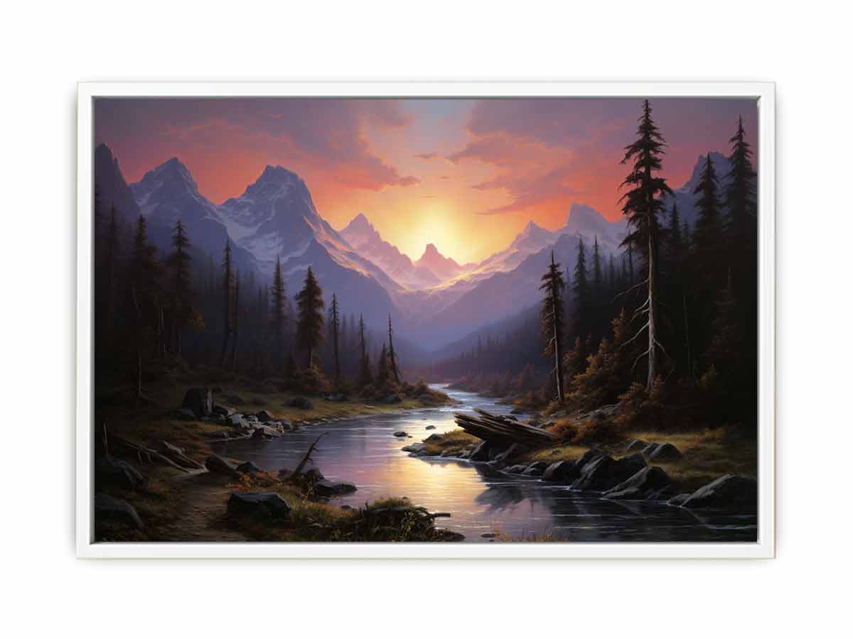 Sunrise Landscape  Canvas Print