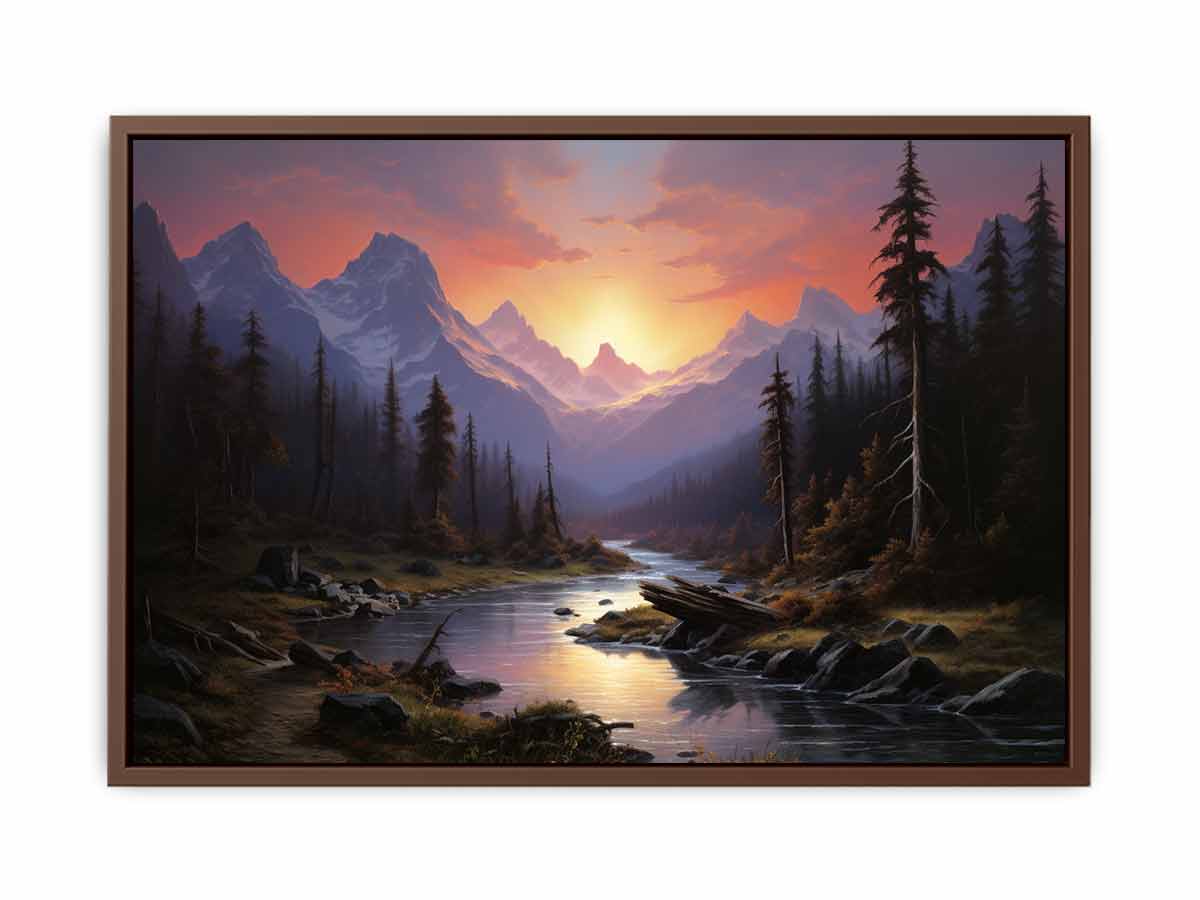 Sunrise Landscape  Canvas Print