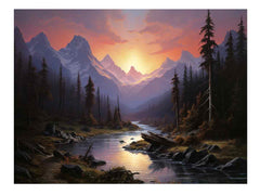 Sunrise Landscape  Canvas Print