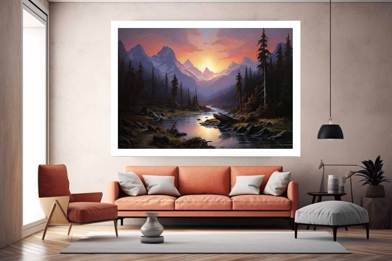 Sunrise Landscape  Canvas Print