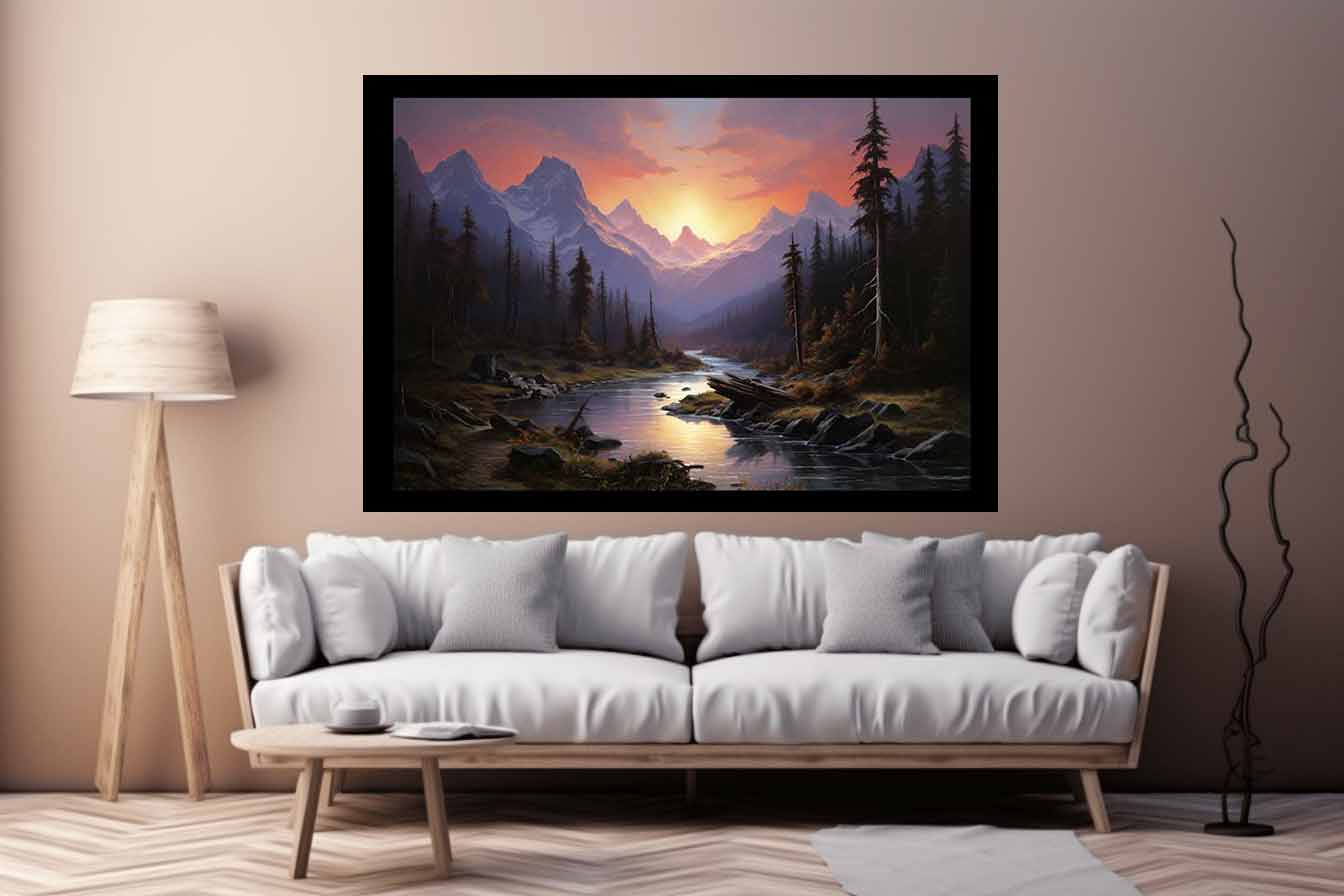 Sunrise Landscape  Canvas Print