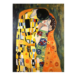 Modern The kiss Inspired Famous  Canvas Print
