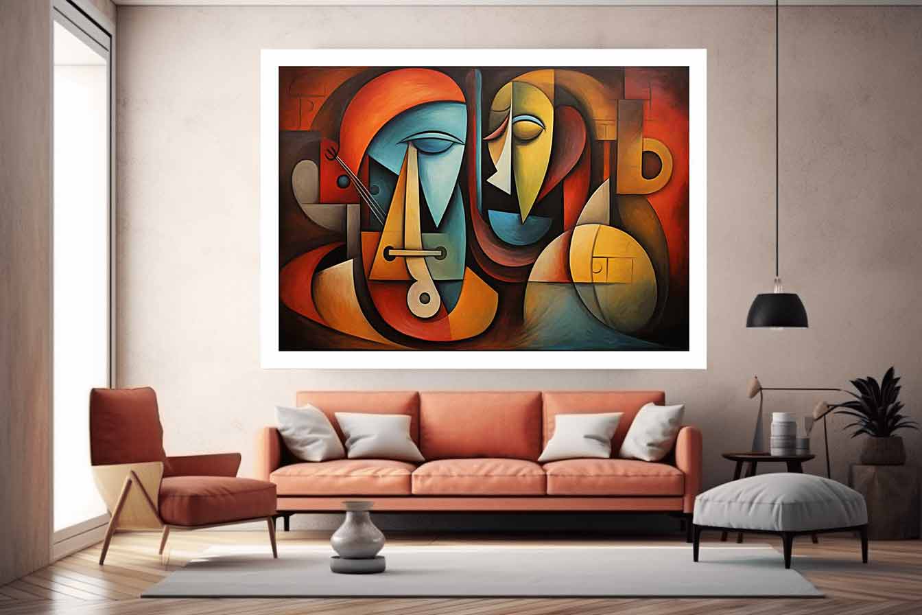Cubism Art  Canvas Print