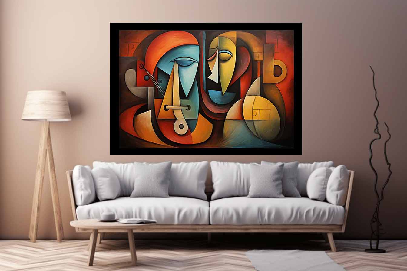 Cubism Art  Canvas Print