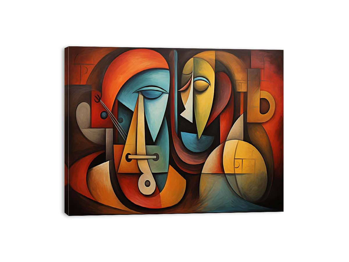 Cubism Art  Canvas Print