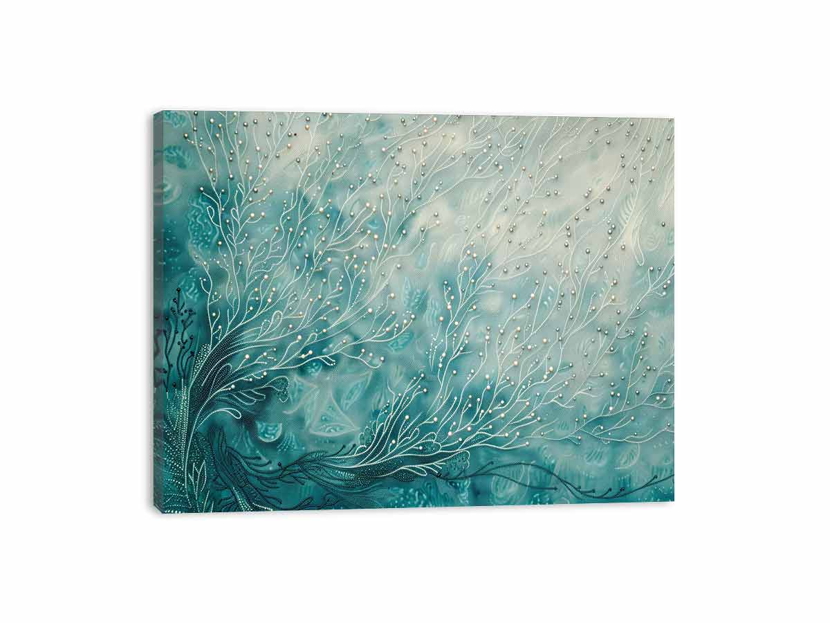 Teal Branches Artwork