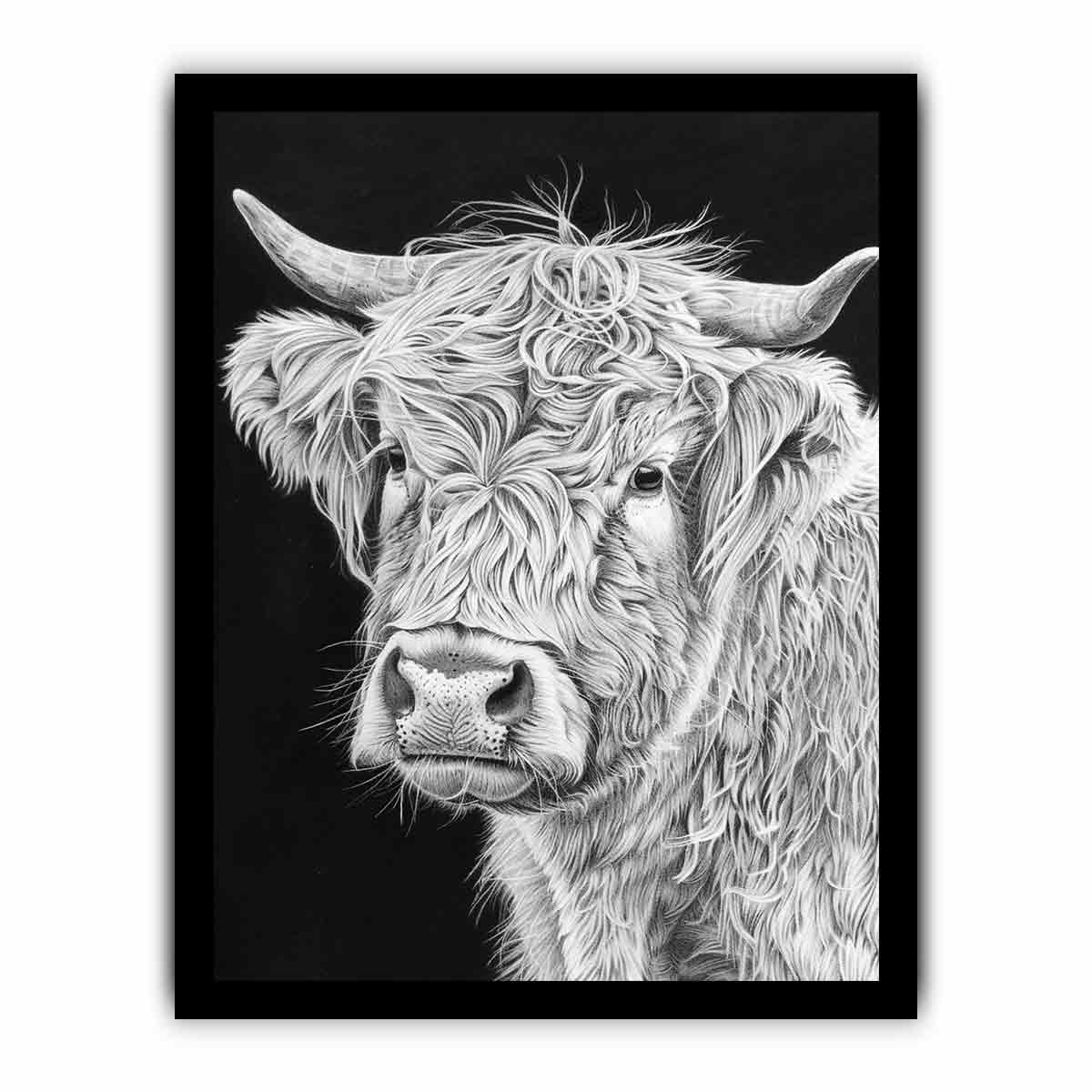 Henrietta The Highland Cow Canvas Print