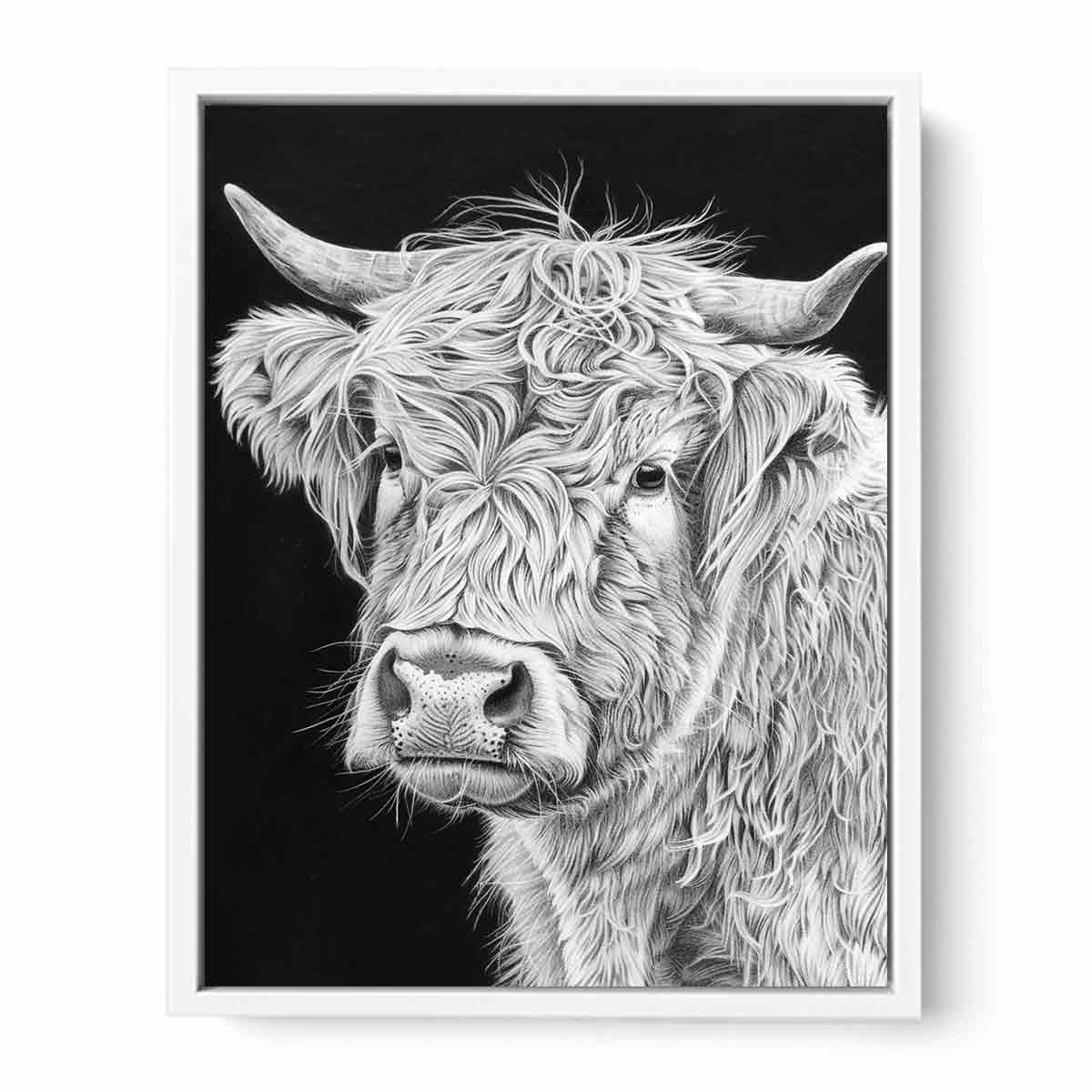 Henrietta The Highland Cow Canvas Print