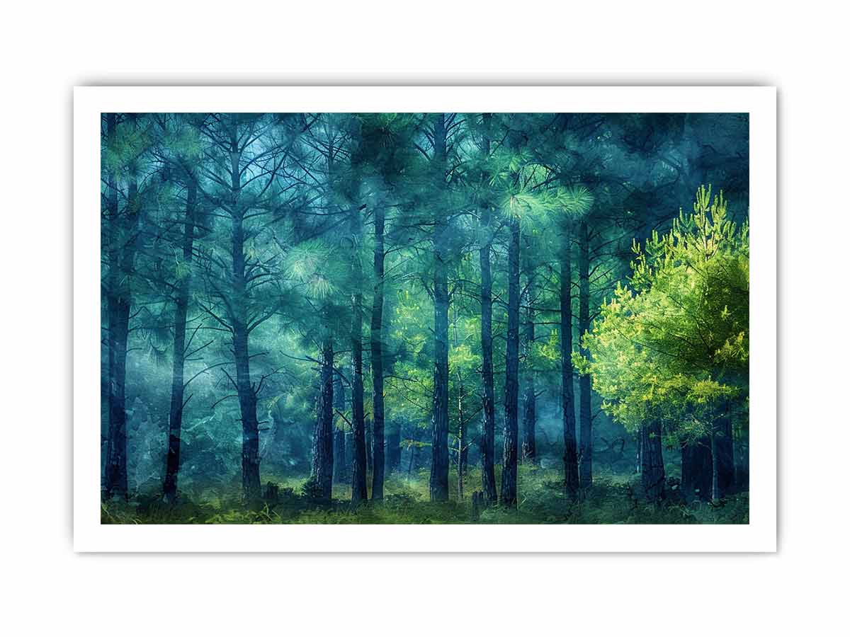 Pine Forest Canvas Print
