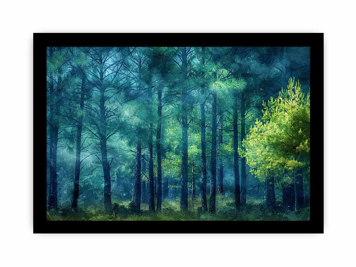 Pine Forest Canvas Print