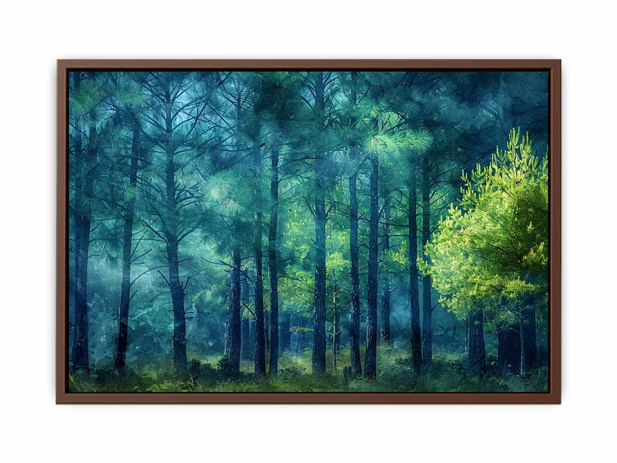 Pine Forest Canvas Print