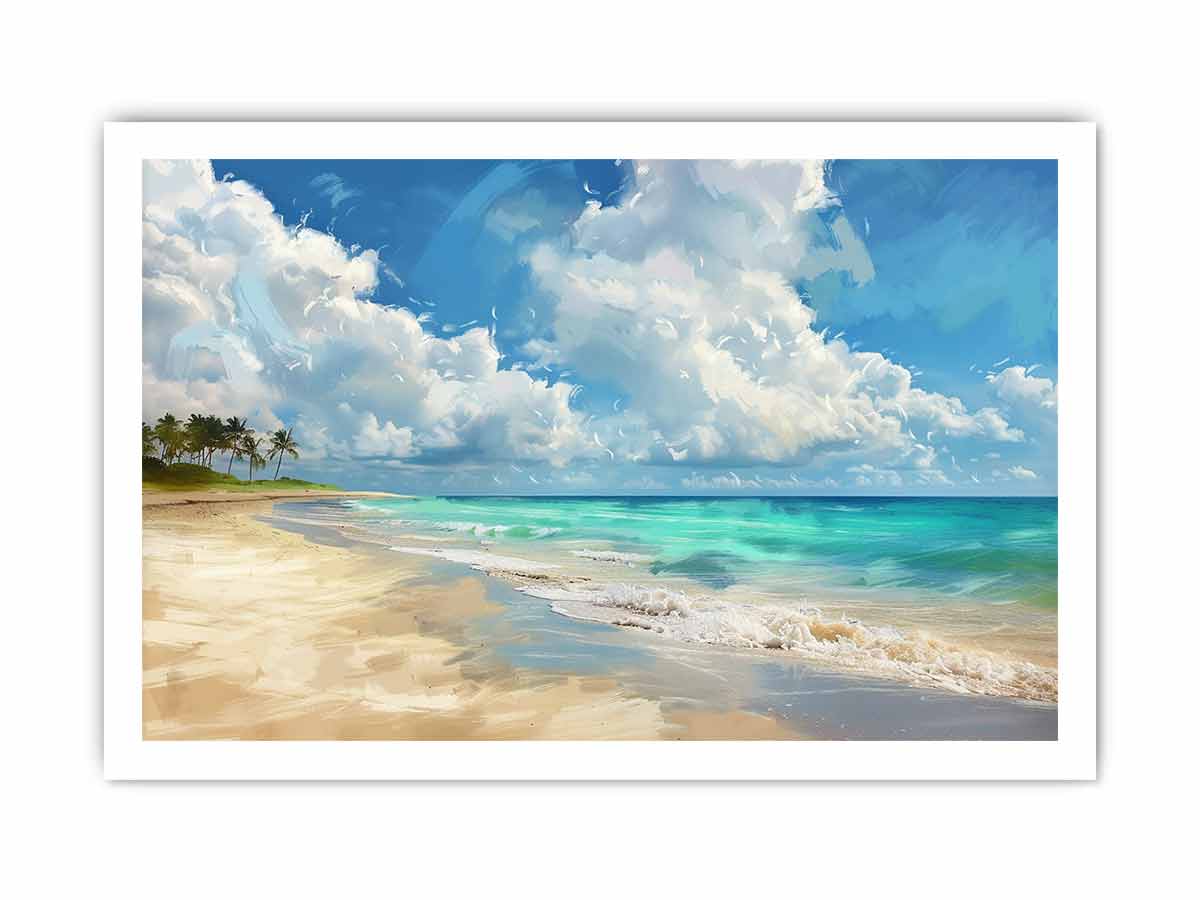 Beach Landscape Canvas Print