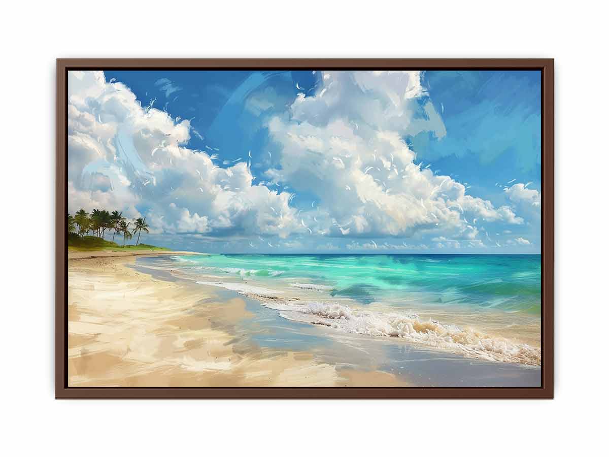Beach Landscape Canvas Print