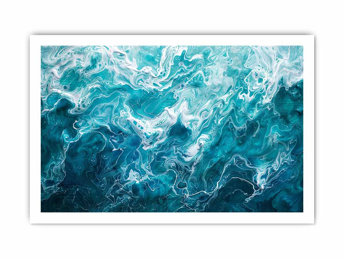 Teal Blue Canvas Print
