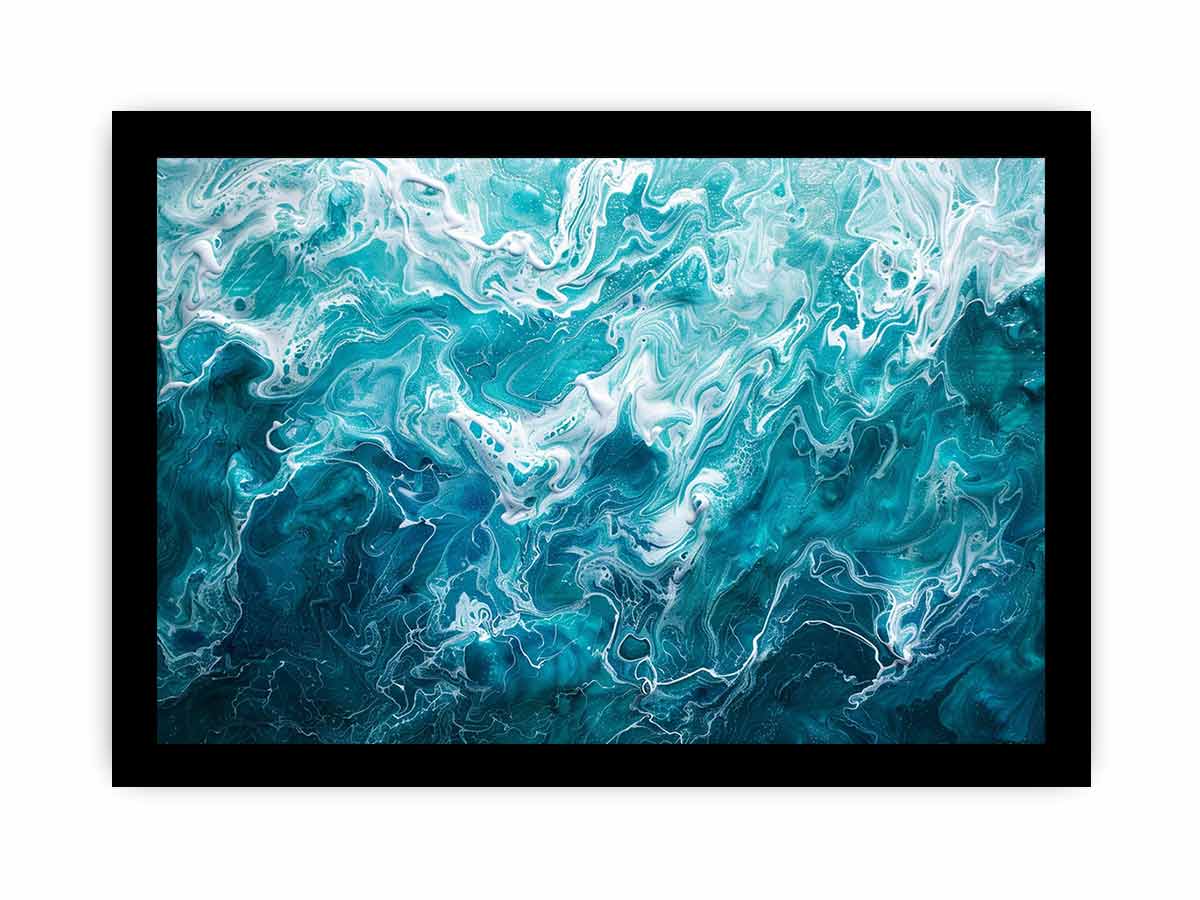 Teal Blue Canvas Print