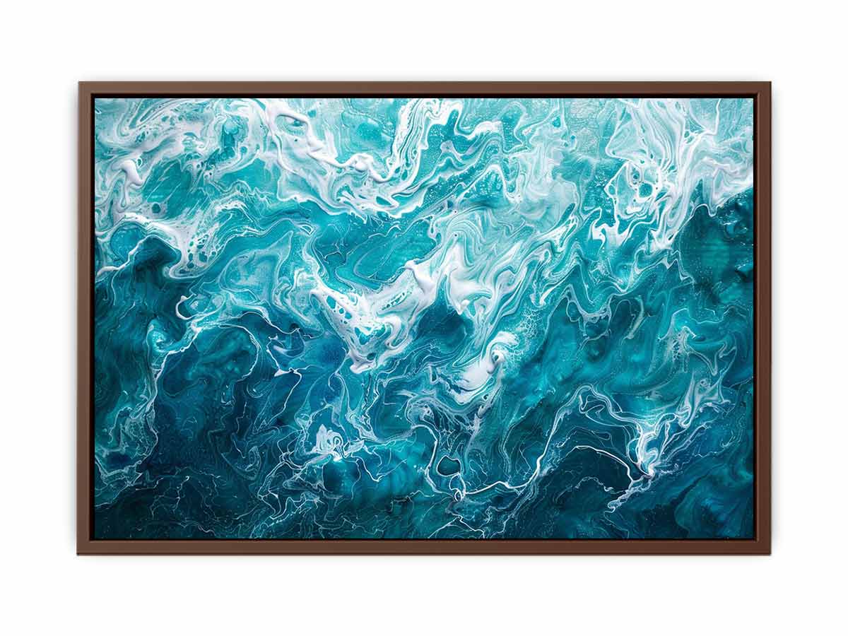 Teal Blue Canvas Print