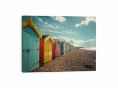Brighton Beach Boxes Melbourne Canvas Print