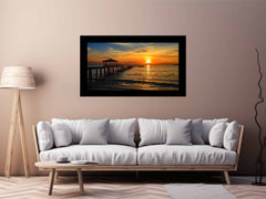 Sunset Pier Canvas Print