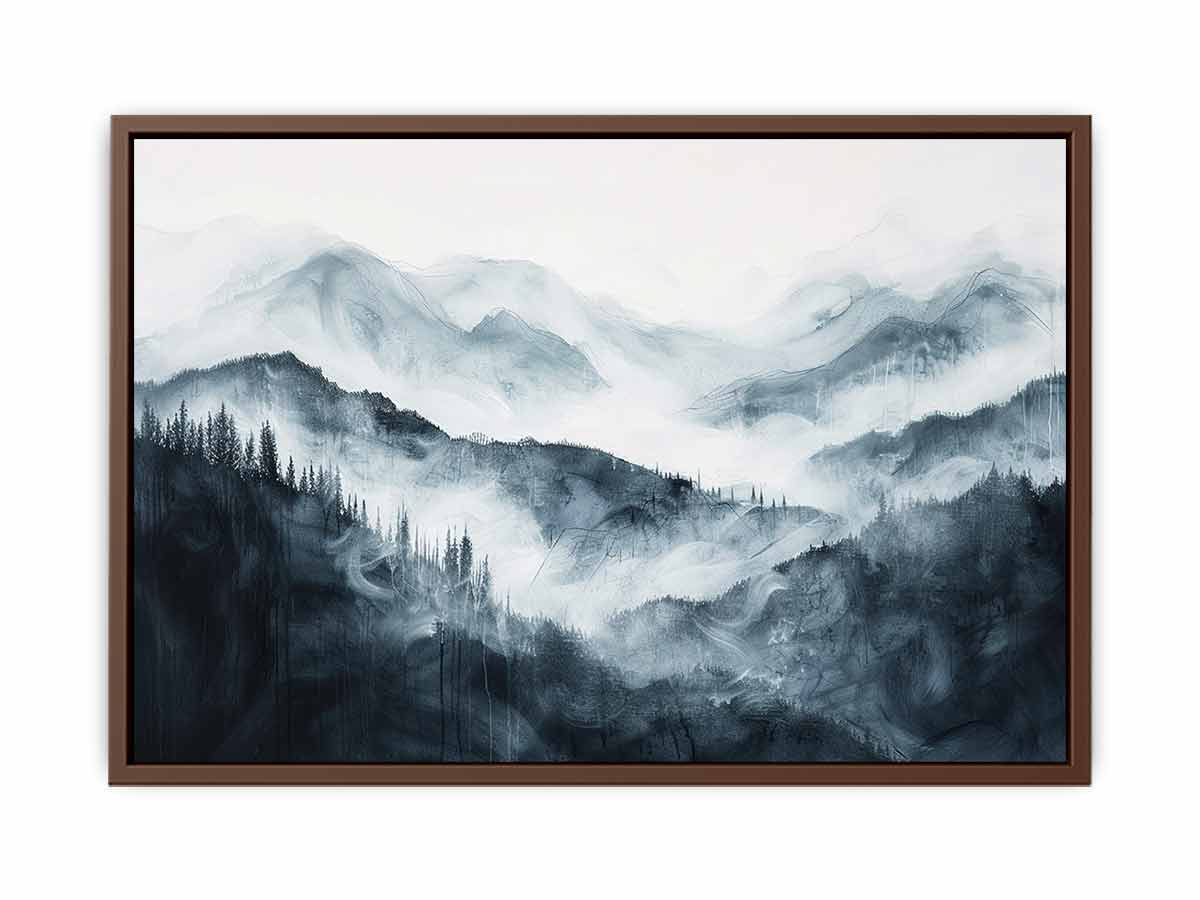 Mountain Canvas Painting Print
